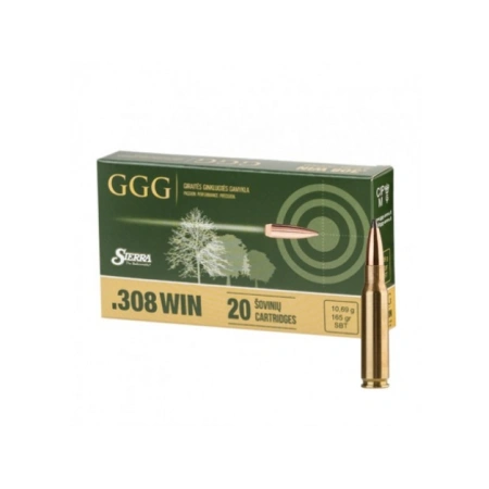 Amunicja GGG .308 Win 165gr/10,69g Sierra SBT